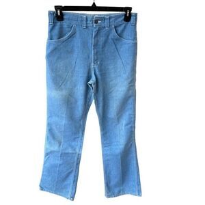 Vintage 1970s Gap Flared Creased Jeans 32 Waist 31 Inseam